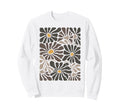 Dark Floral Pattern Boho Sweatshirt - Custom Art Print for Adults - T-Shirt, Sweatshirt, Hoodie