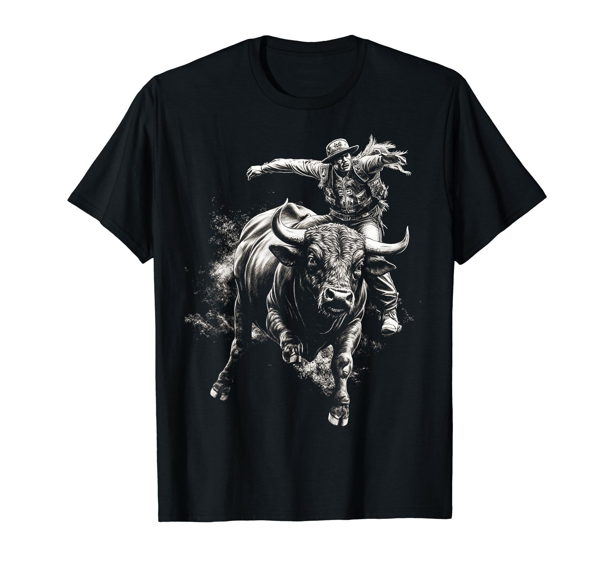 Cowboy Rodeo Horse Riding Usa T-Shirt - Casual Everyday Wear for Adults - T-Shirt, Sweatshirt, Hoodie