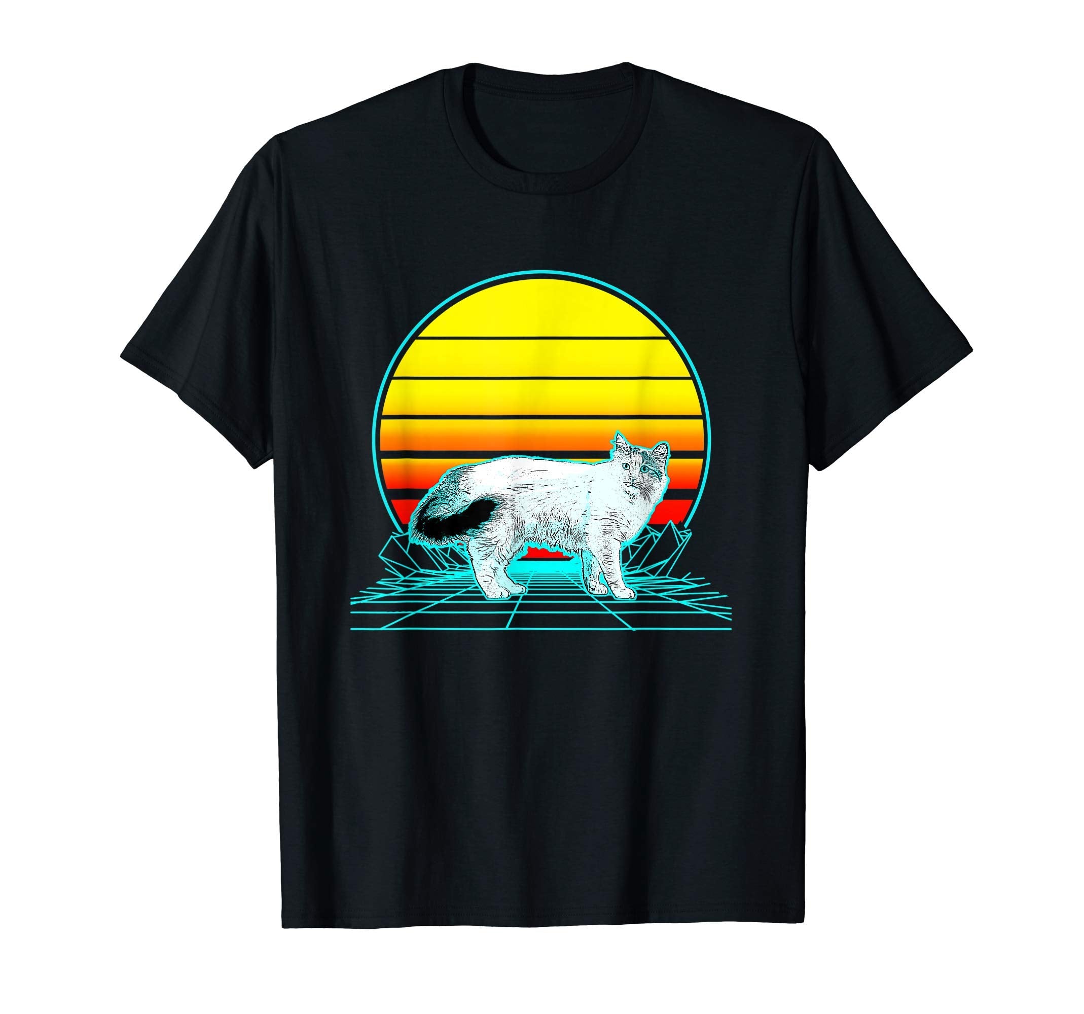 Sunset Turkish Van T-Shirt - Trendy Graphic Men Women - T-Shirt, Sweatshirt, Hoodie