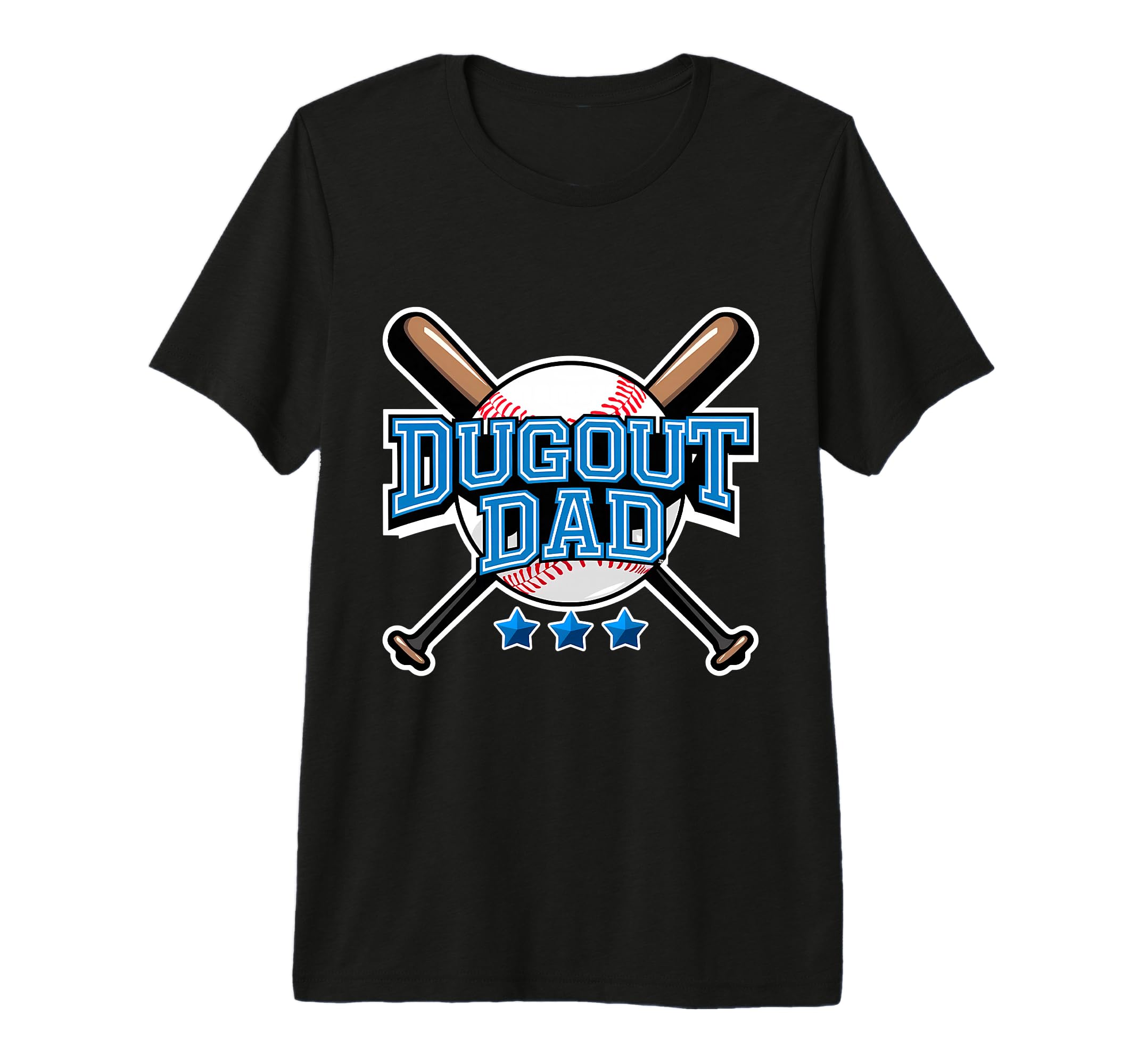 Mens Dugout Dad Baseball Parent T T-Shirt - Streetwear Style for Adults - T-Shirt, Sweatshirt, Hoodie
