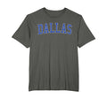 Dallas Tx Distressed Blue Varsity T-Shirt - Novelty Apparel Men Women - T-Shirt, Sweatshirt, Hoodie