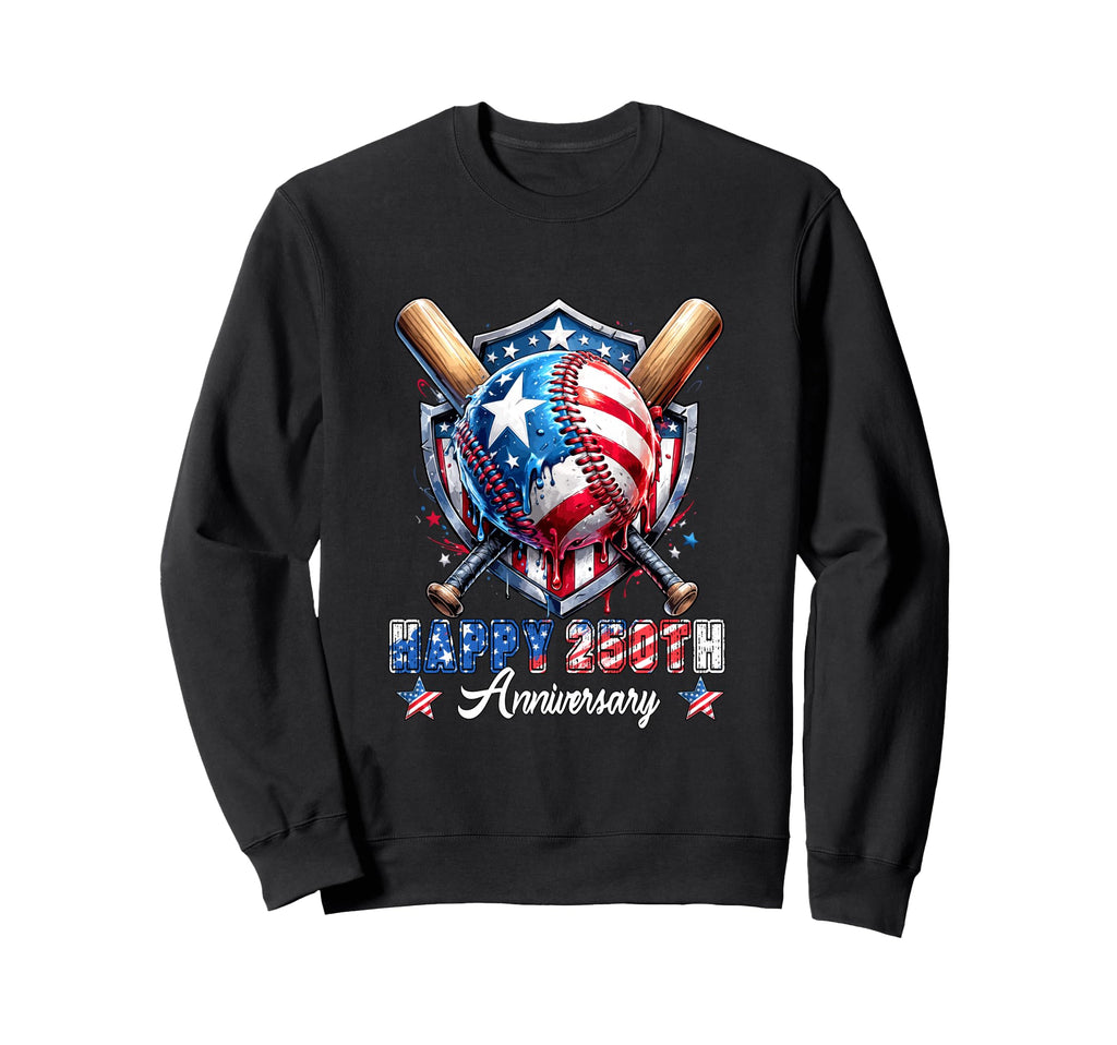Happy 250Th Anniversary 4Th July Sweatshirt - Minimalist Print Unisex - T-Shirt, Sweatshirt, Hoodie