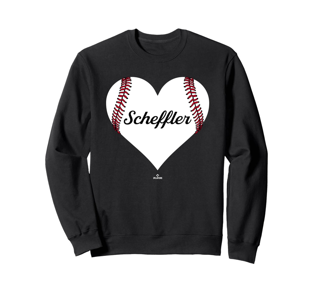 Baseball Heart Matthew Scheffler Sweatshirt - Trendy Graphic for Adults - T-Shirt, Sweatshirt, Hoodie