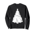 Distressed White Tree Sweatshirt - Casual Everyday Wear Men Women - T-Shirt, Sweatshirt, Hoodie