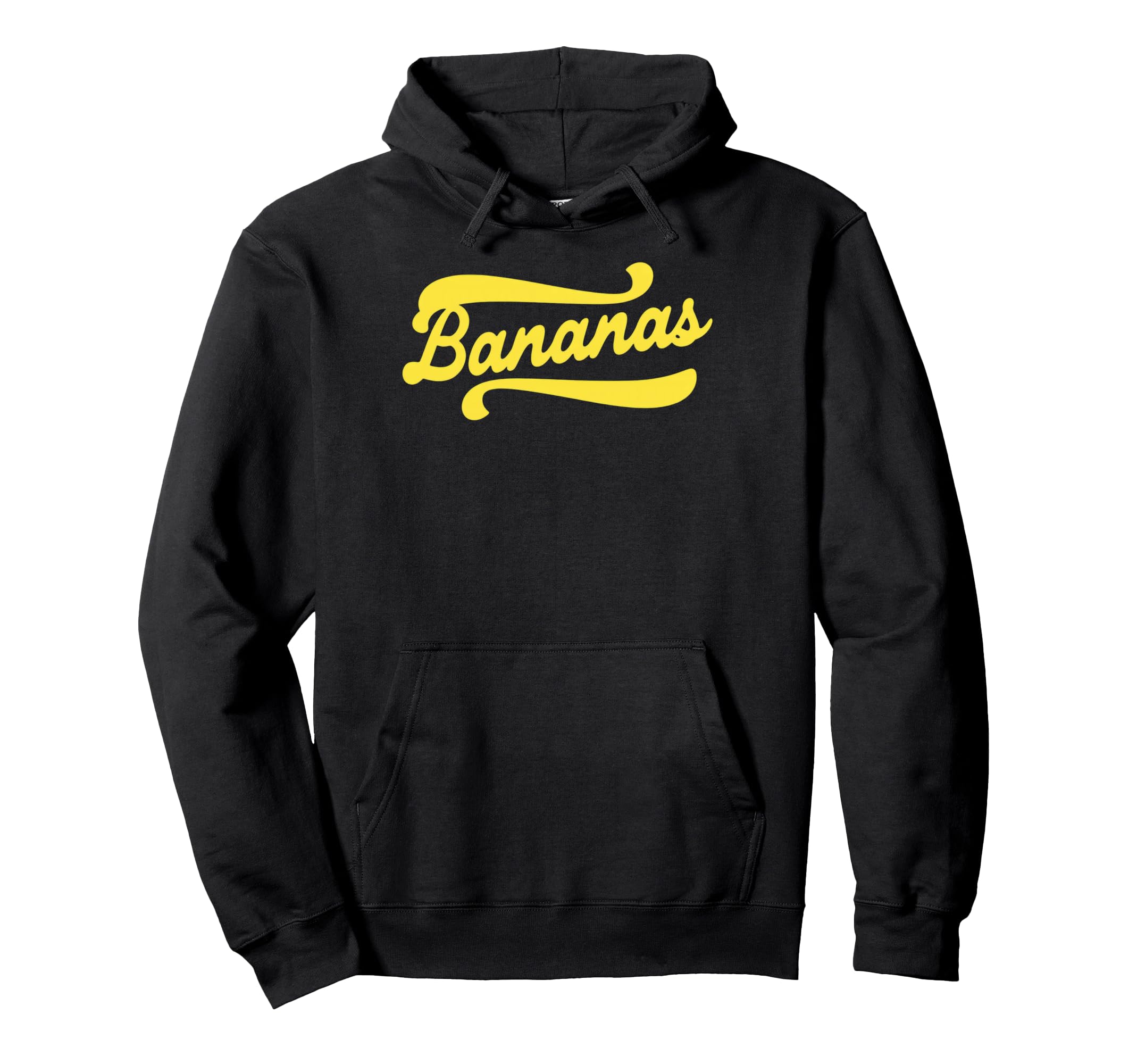 Playful Bananas Typography Hoodie - Minimalist Print for Adults - T-Shirt, Sweatshirt, Hoodie