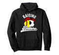 Raising Ballers Soccer Softball Mom Hoodie - Unique Graphic for Adults - T-Shirt, Sweatshirt, Hoodie