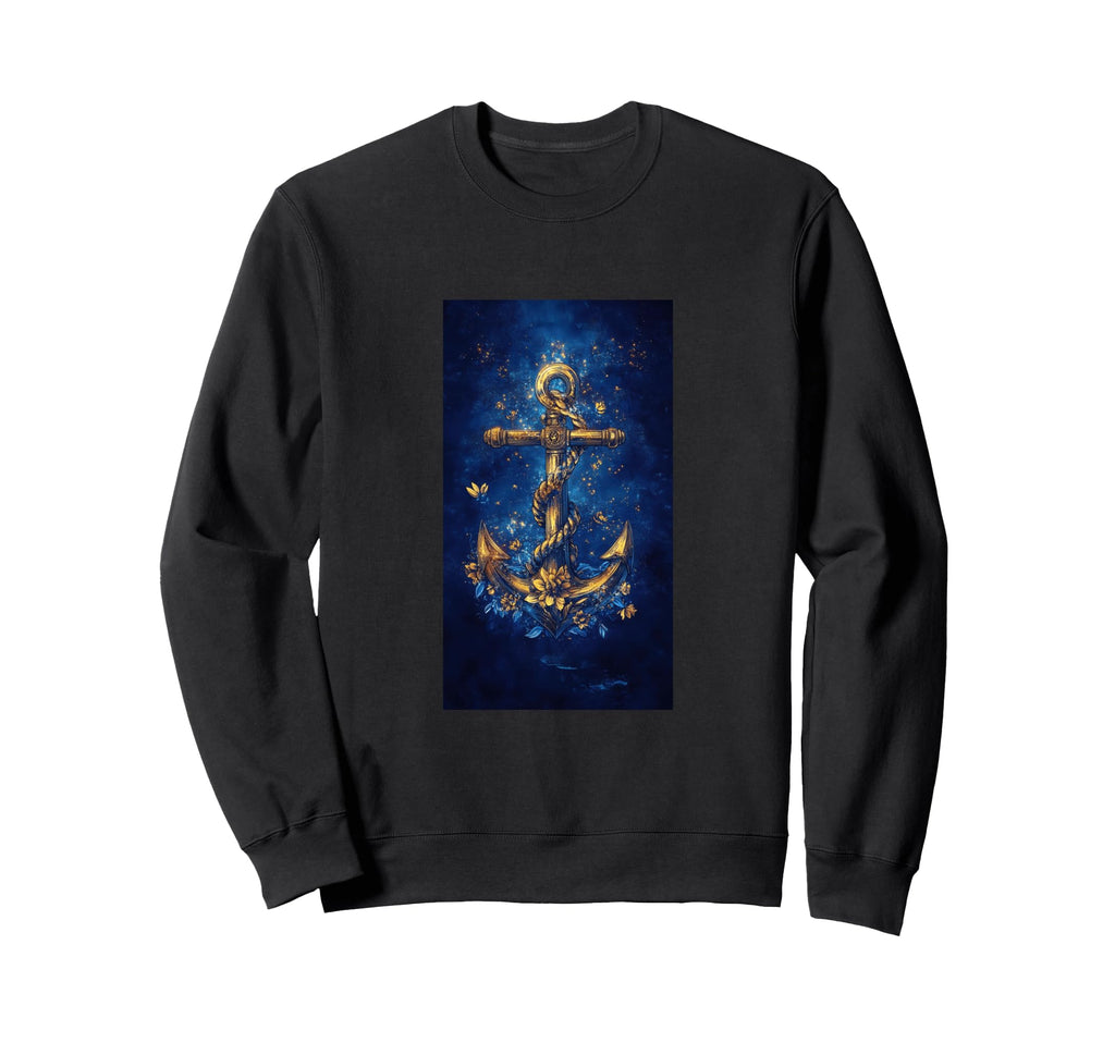 Gothic Cross Grunge Aesthetic Y2K Sweatshirt - Trendy Graphic for Adults - T-Shirt, Sweatshirt, Hoodie