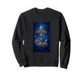 Gothic Cross Grunge Aesthetic Y2K Sweatshirt - Trendy Graphic for Adults - T-Shirt, Sweatshirt, Hoodie