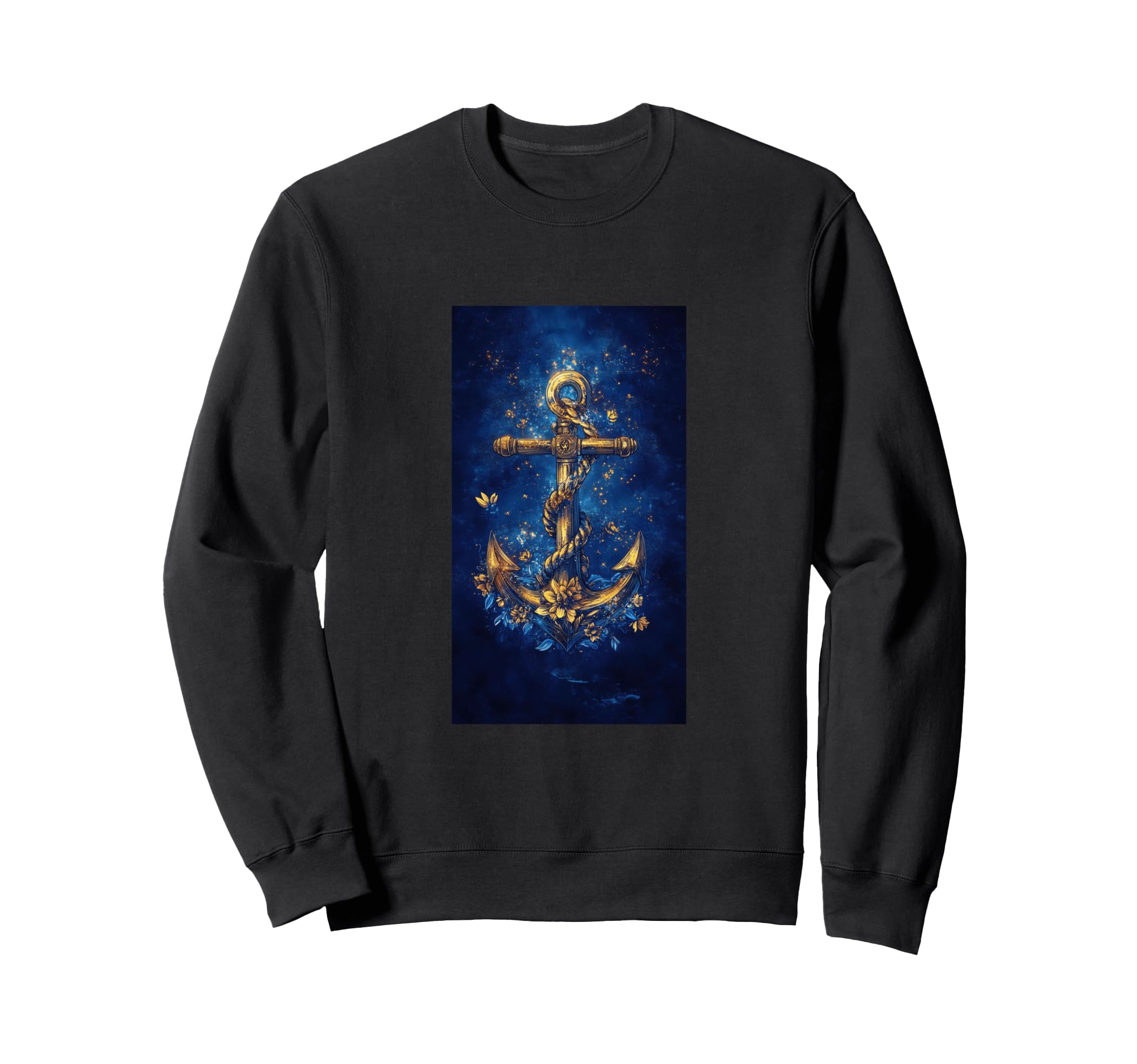 Gothic Cross Grunge Aesthetic Y2K Sweatshirt - Trendy Graphic for Adults - T-Shirt, Sweatshirt, Hoodie