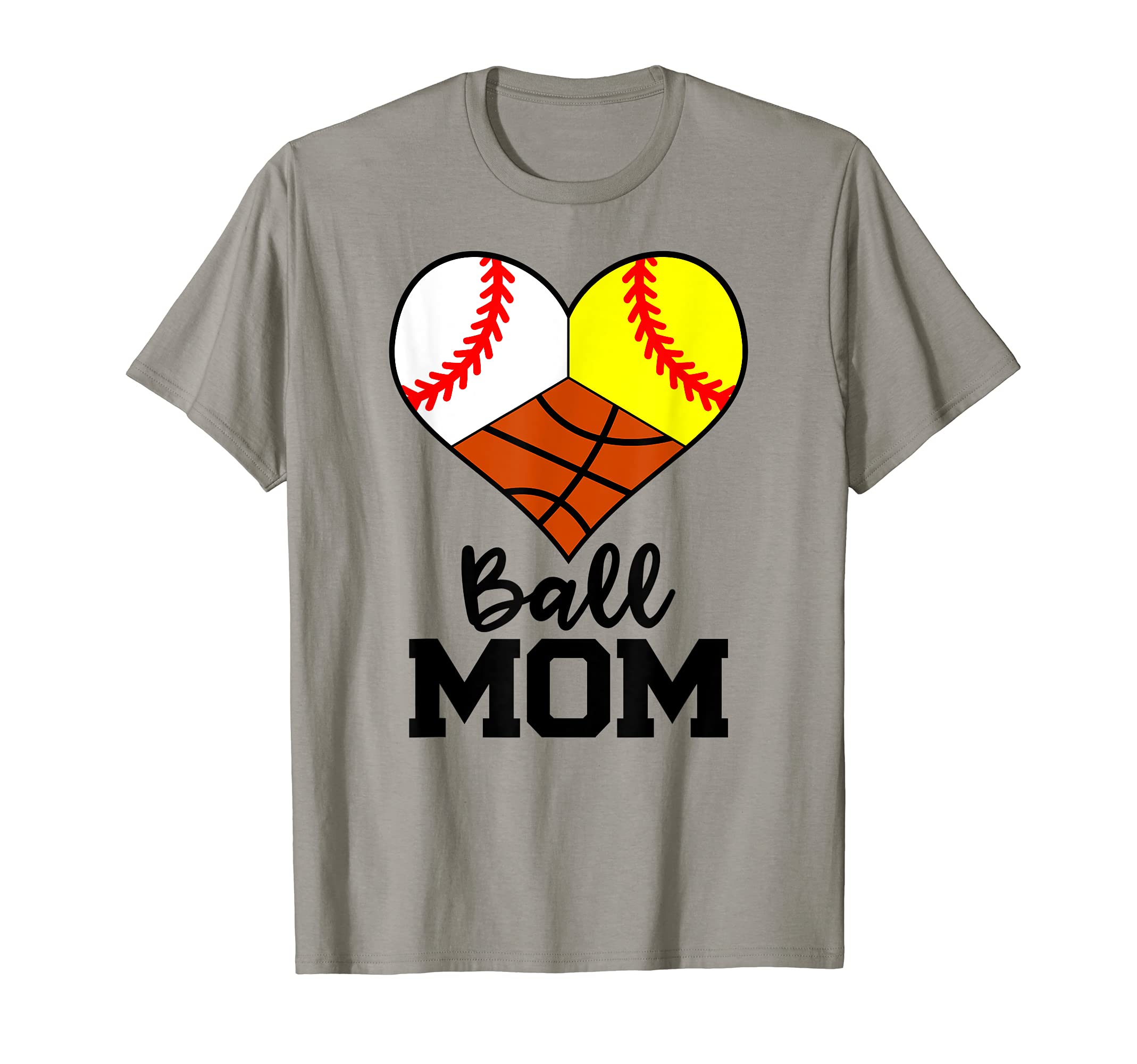 Ball Mom Funny Baseball Softball T-Shirt - Custom Art Print Men Women - T-Shirt, Sweatshirt, Hoodie