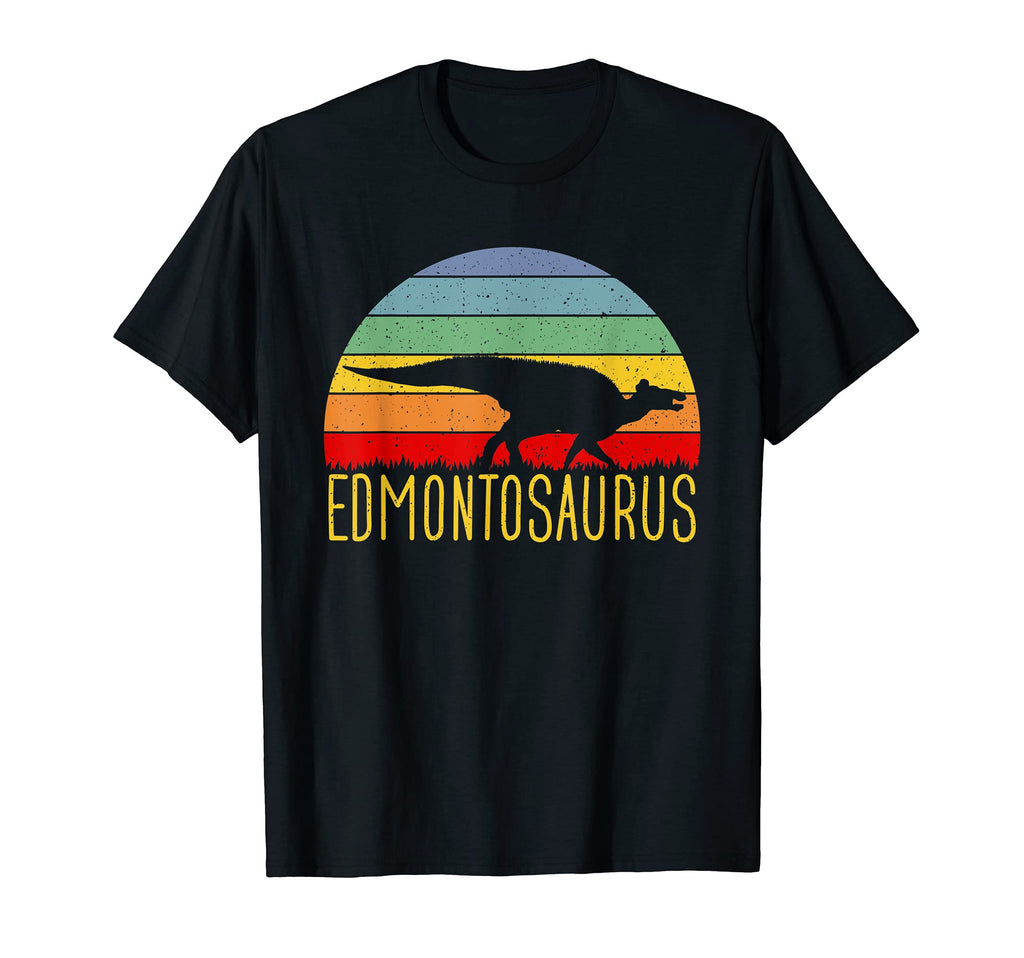 Edmontosaurus Sunset Dinosaur T-Shirt - Graphic Print for Adults - T-Shirt, Sweatshirt, Hoodie