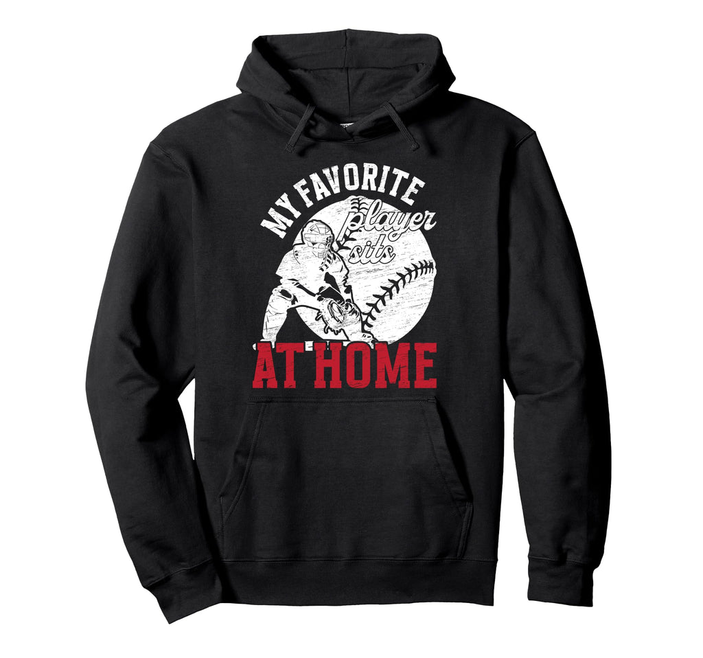 Baseball Catcher Dad Proud Father Hoodie - Streetwear Style Unisex - T-Shirt, Sweatshirt, Hoodie