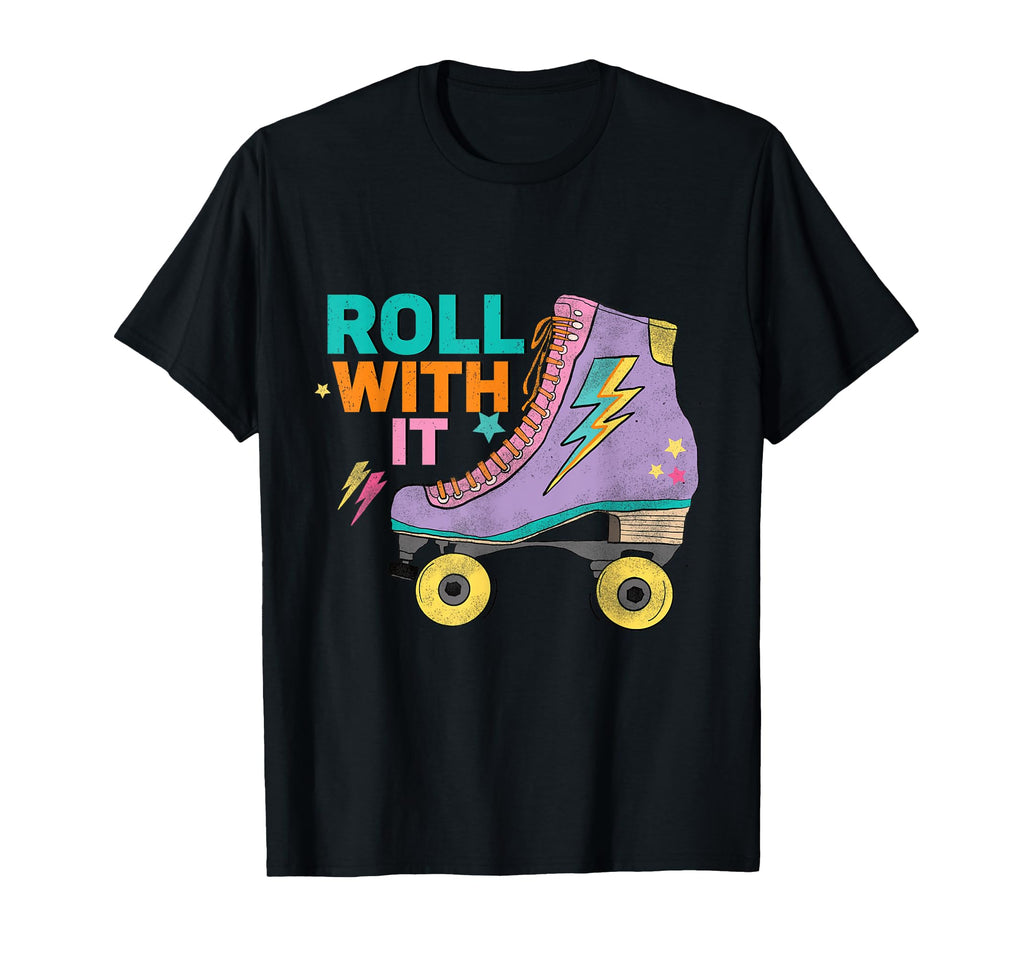 Rollerskates 80S Derby Roller T-Shirt - Fun Novelty Design for Adults - T-Shirt, Sweatshirt, Hoodie