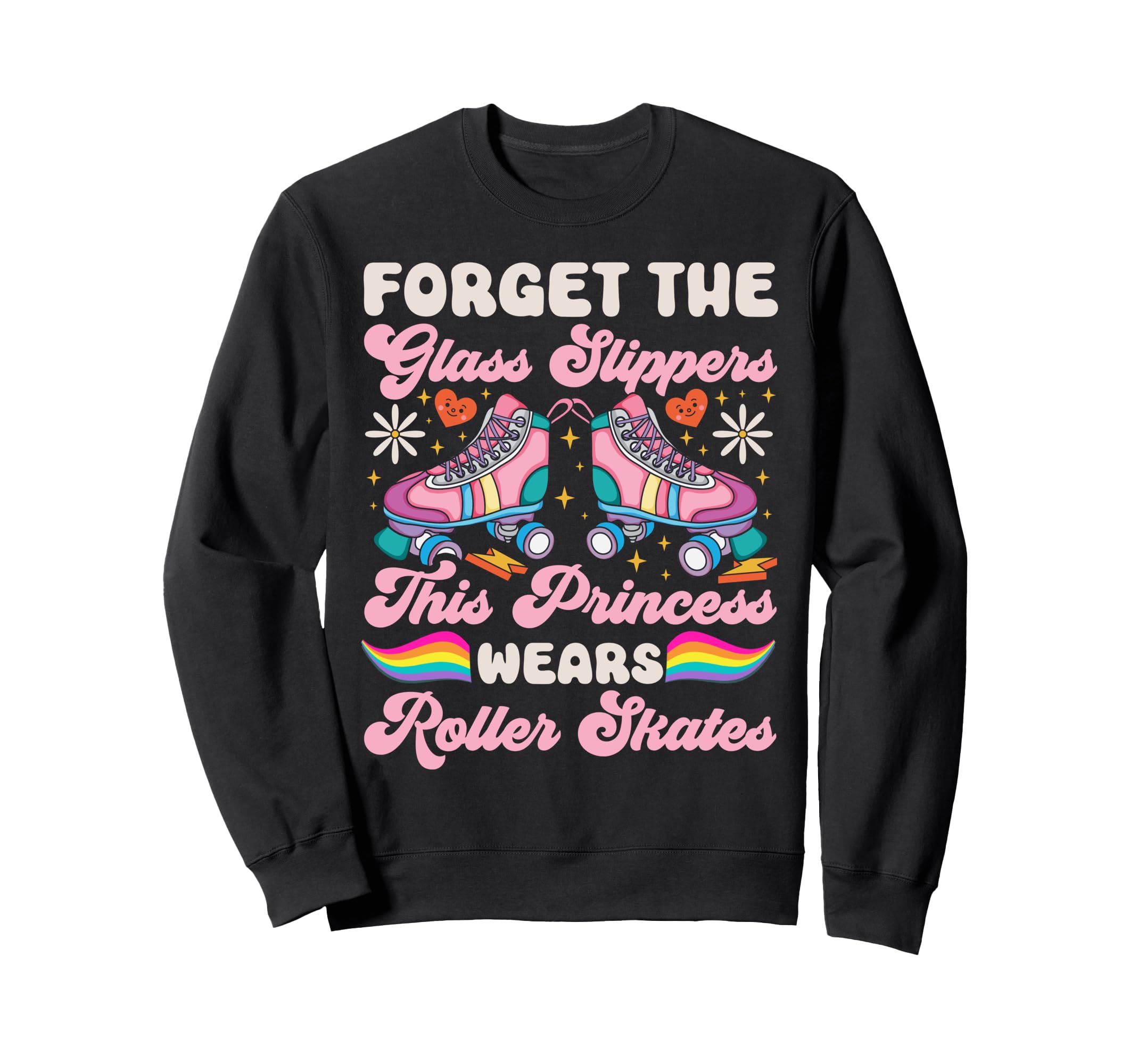 Roller Skating Skate 1970S Forget Sweatshirt - Custom Art Print for Adults - T-Shirt, Sweatshirt, Hoodie