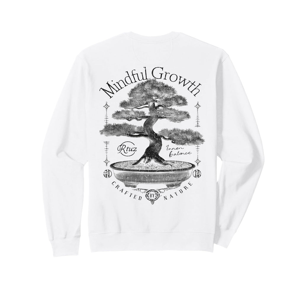 Back Y2K Streetwear Bonsai Sweatshirt - Graphic Print Unisex - T-Shirt, Sweatshirt, Hoodie