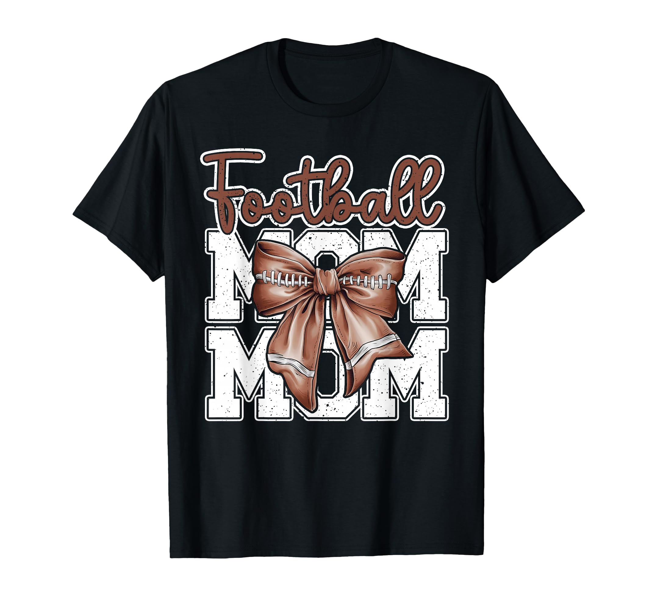 Football Mom Coquette Bow Sport T-Shirt - Casual Everyday Wear Men Women - T-Shirt, Sweatshirt, Hoodie