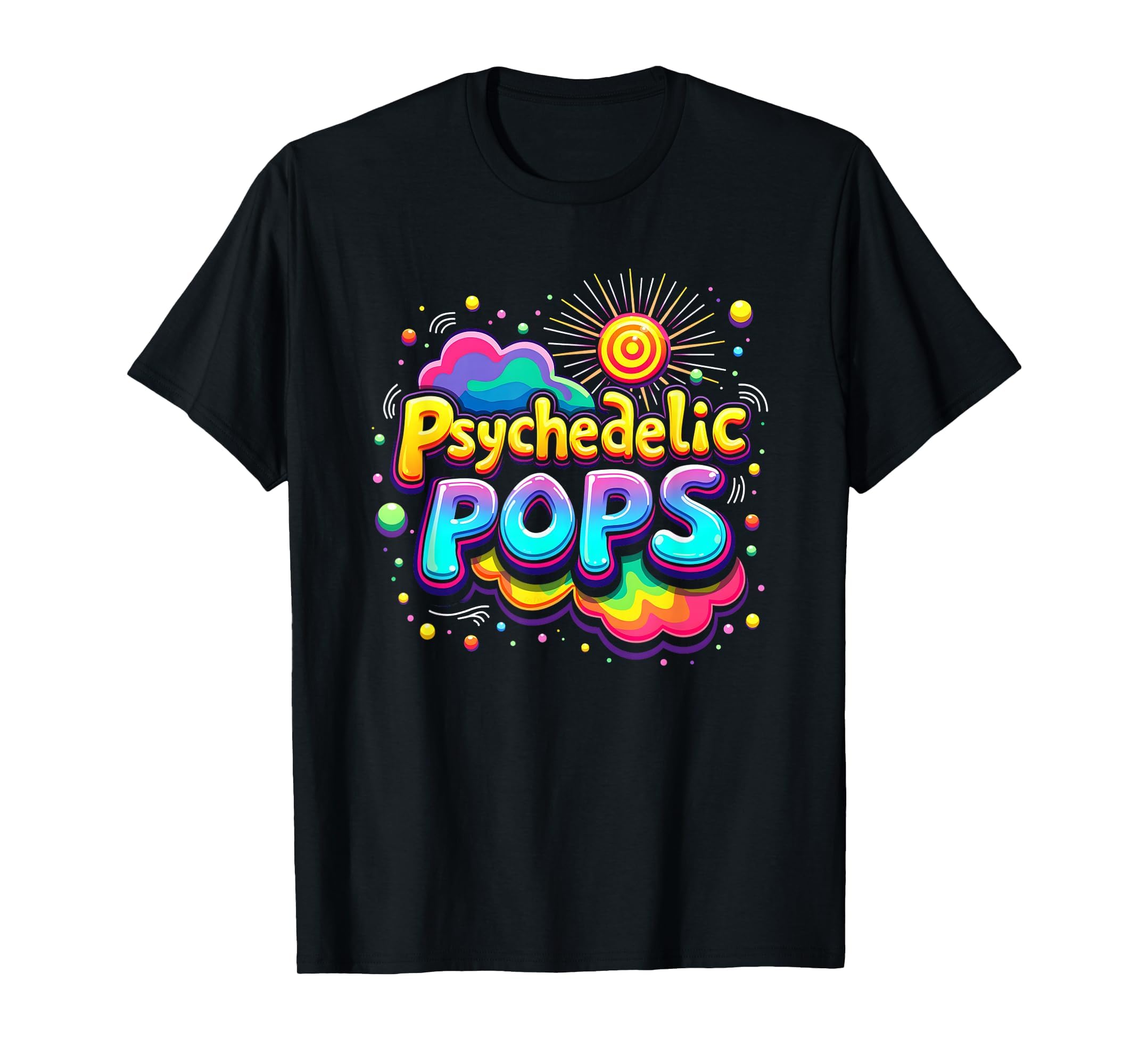 Groovy Dad Psychedelic Pops 60S Hippie T-Shirt - Unique Graphic for Adults - T-Shirt, Sweatshirt, Hoodie