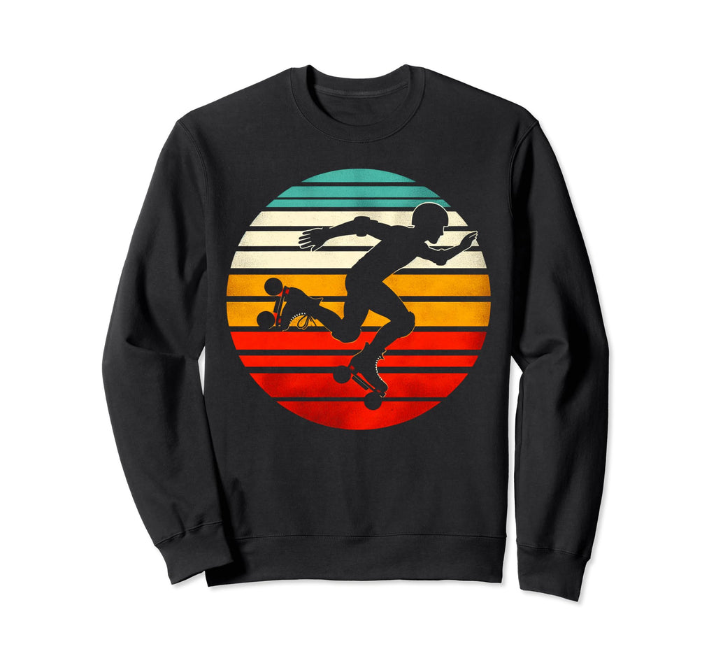 Skater Roller Skating Roller Skate Sweatshirt - Trendy Graphic for Adults - T-Shirt, Sweatshirt, Hoodie