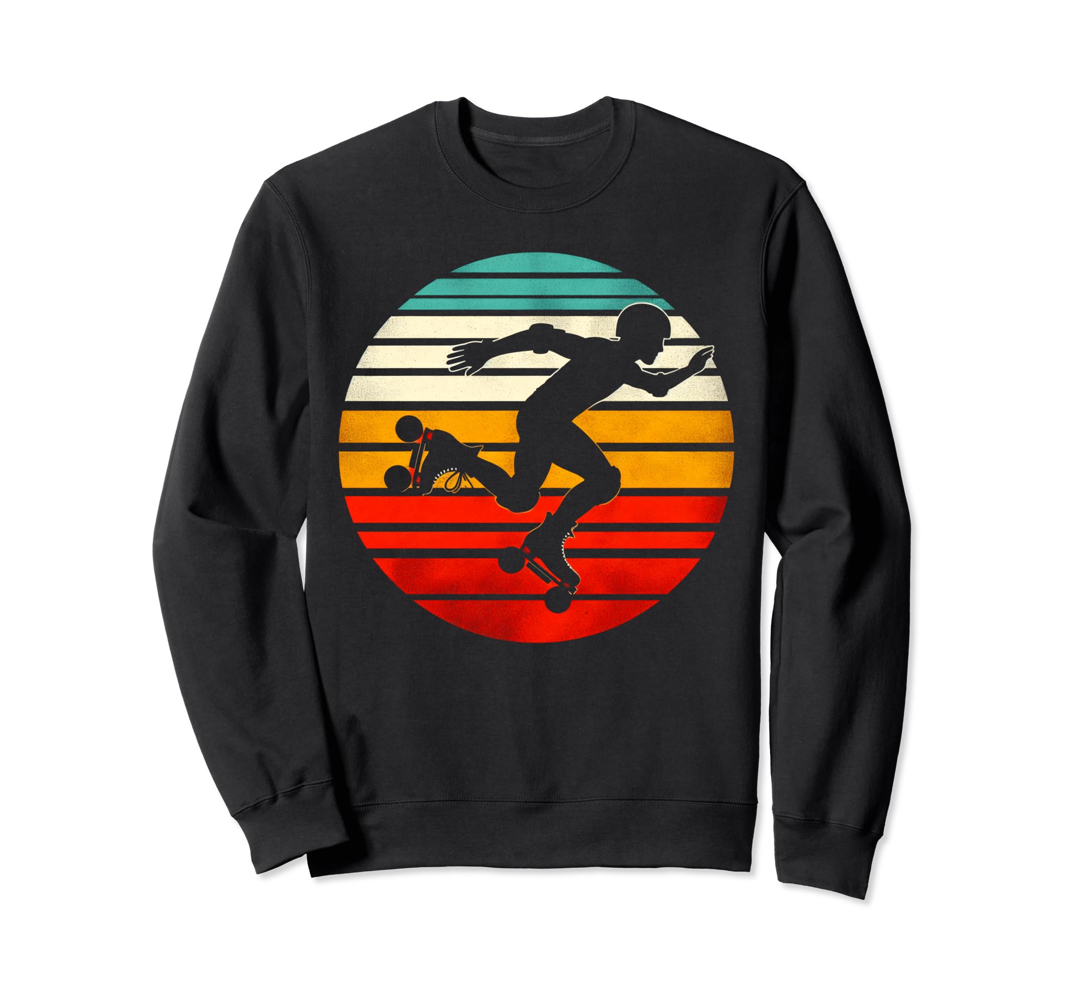 Skater Roller Skating Roller Skate Sweatshirt - Trendy Graphic for Adults - T-Shirt, Sweatshirt, Hoodie