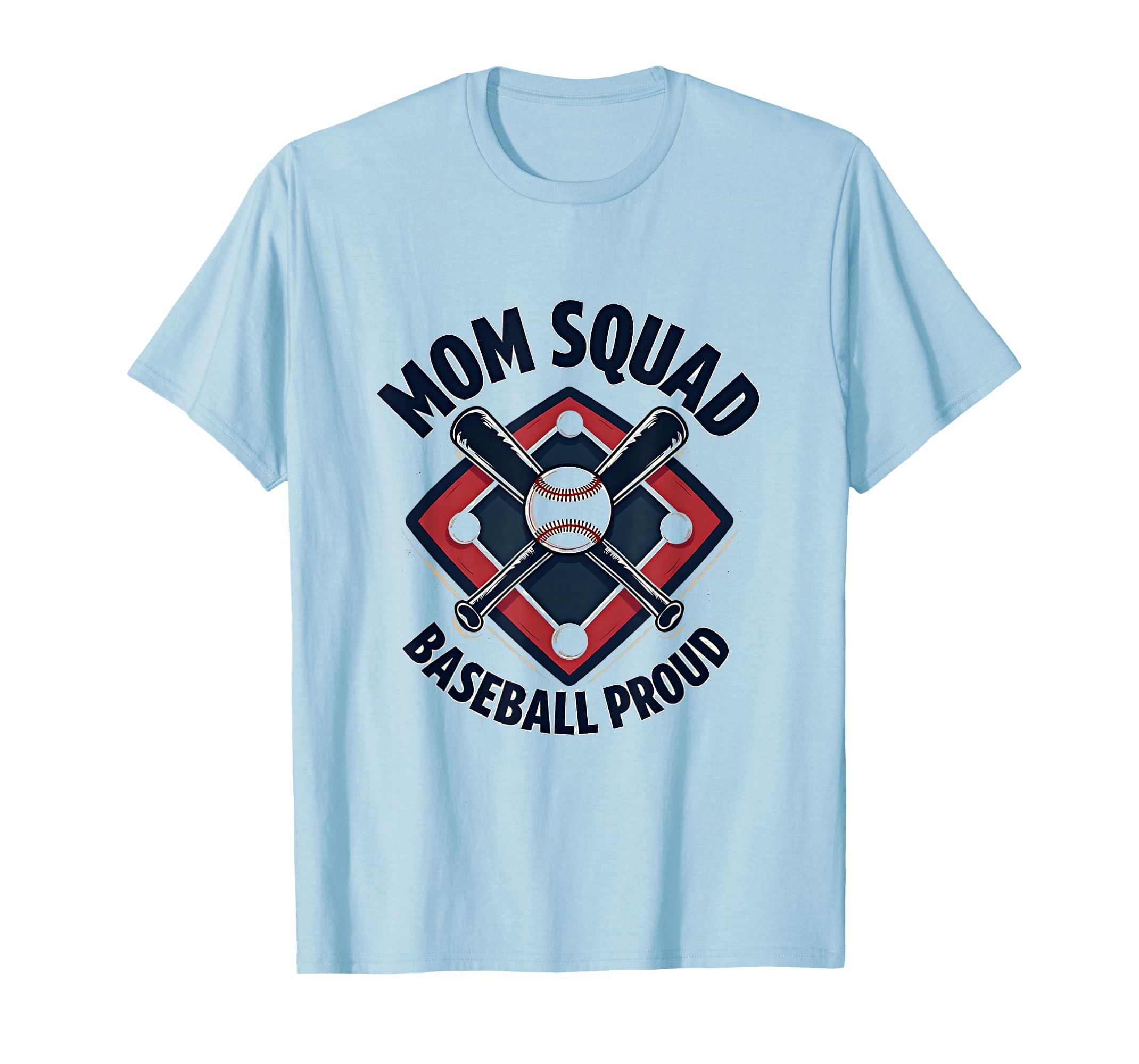 Mom Squad Baseball Proud T-Shirt - Aesthetic Graphic for Adults - T-Shirt, Sweatshirt, Hoodie