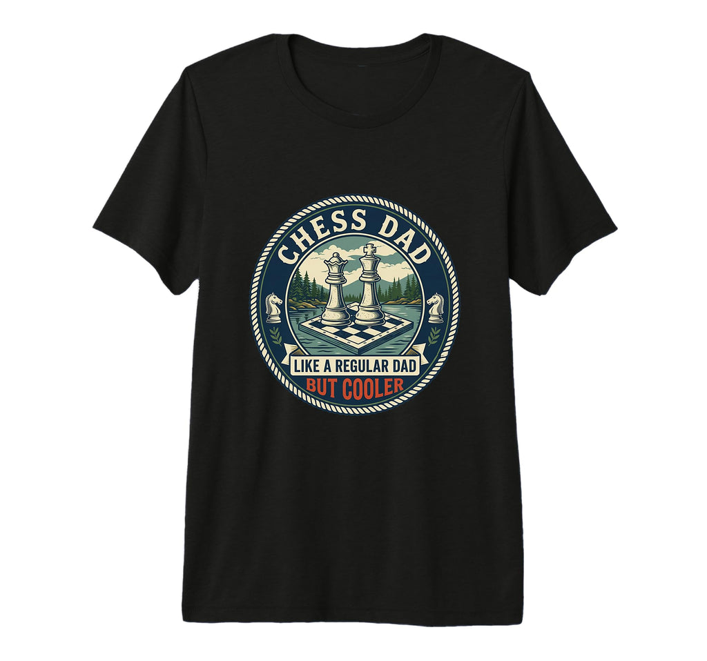 Mens Funny Chess Dad Chess Player T-Shirt - Aesthetic Graphic for Adults - T-Shirt, Sweatshirt, Hoodie