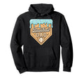 Baseball Dad Funny Fathers Day Dad Hoodie - Minimalist Print for Adults - T-Shirt, Sweatshirt, Hoodie