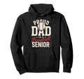 Proud Dad 2026 Senior Baseball Senior Hoodie - Novelty Apparel for Adults - T-Shirt, Sweatshirt, Hoodie