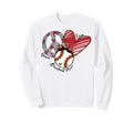 Peace Love Baseball Mom Leopard Sweatshirt - Novelty Apparel for Adults - T-Shirt, Sweatshirt, Hoodie