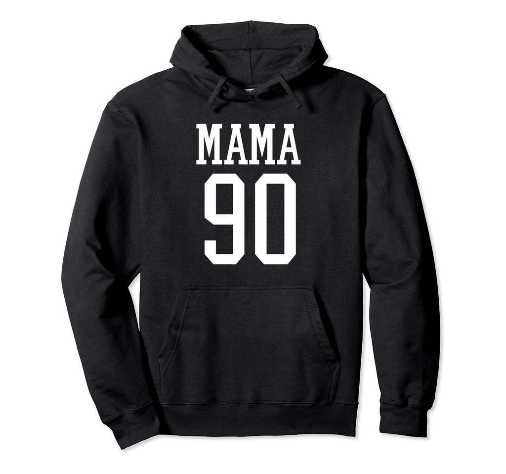 Number 90 Mama Biggest Fan Spirit Wear Hoodie - Aesthetic Graphic Unisex - T-Shirt, Sweatshirt, Hoodie
