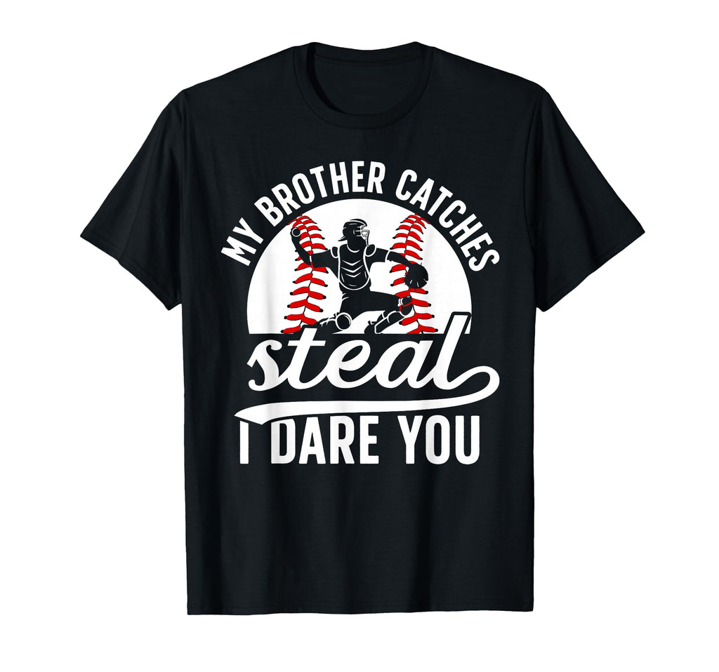 Funny Baseball Catcher Brother Baseball T-Shirt - Trendy Graphic Men Women - T-Shirt, Sweatshirt, Hoodie