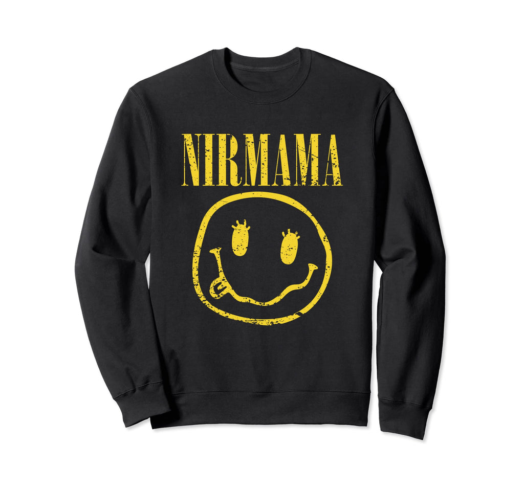 Nirmama Grunge Rock Mom 90S Sweatshirt - Fun Novelty Design for Adults - T-Shirt, Sweatshirt, Hoodie