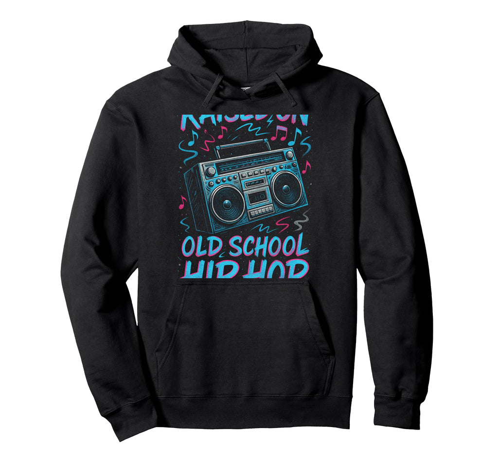 Raised Old School Hip Hop 90S Graffiti Hoodie - Custom Art Print Men Women - T-Shirt, Sweatshirt, Hoodie