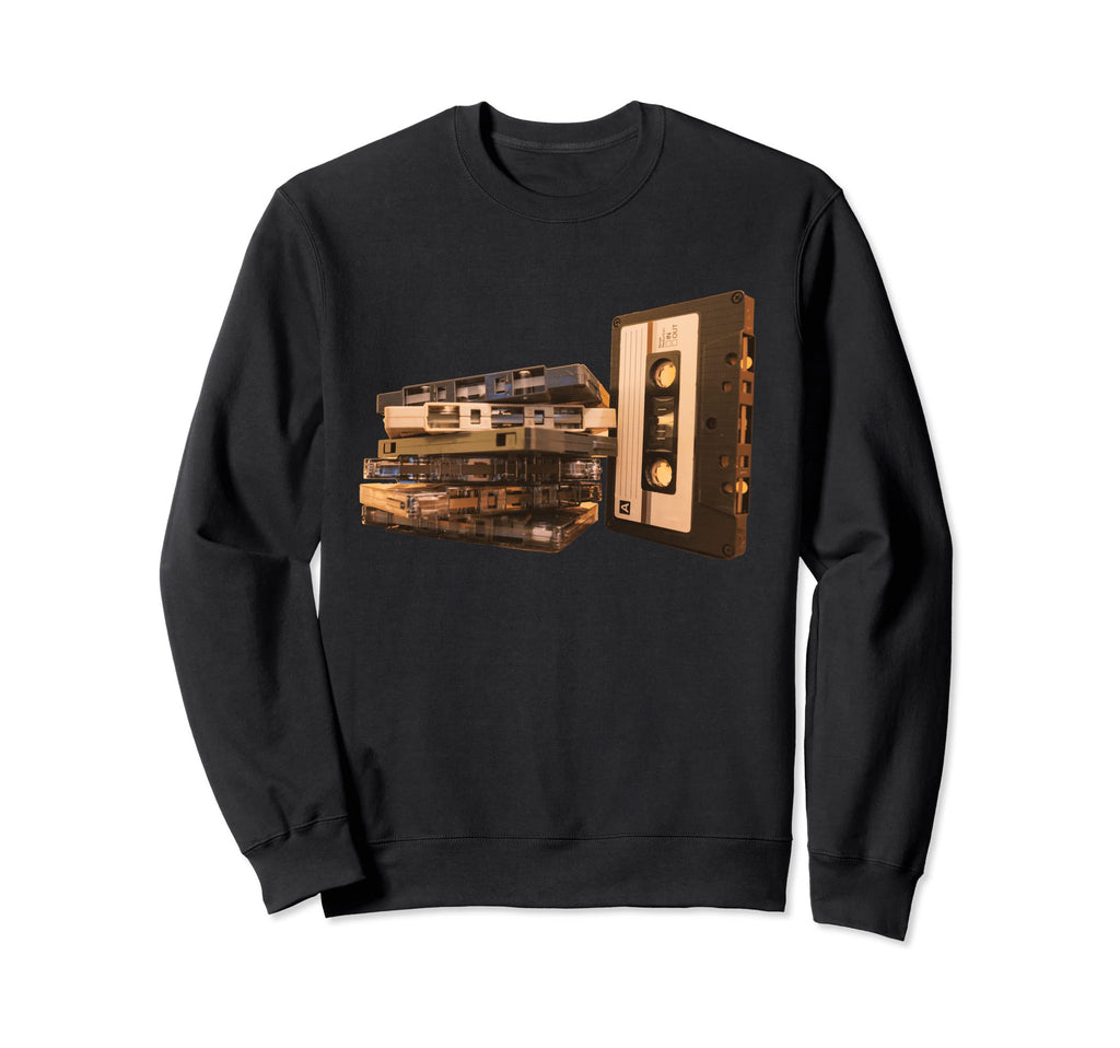 Mixtape Old School Music Sweatshirt - Graphic Print Unisex - T-Shirt, Sweatshirt, Hoodie