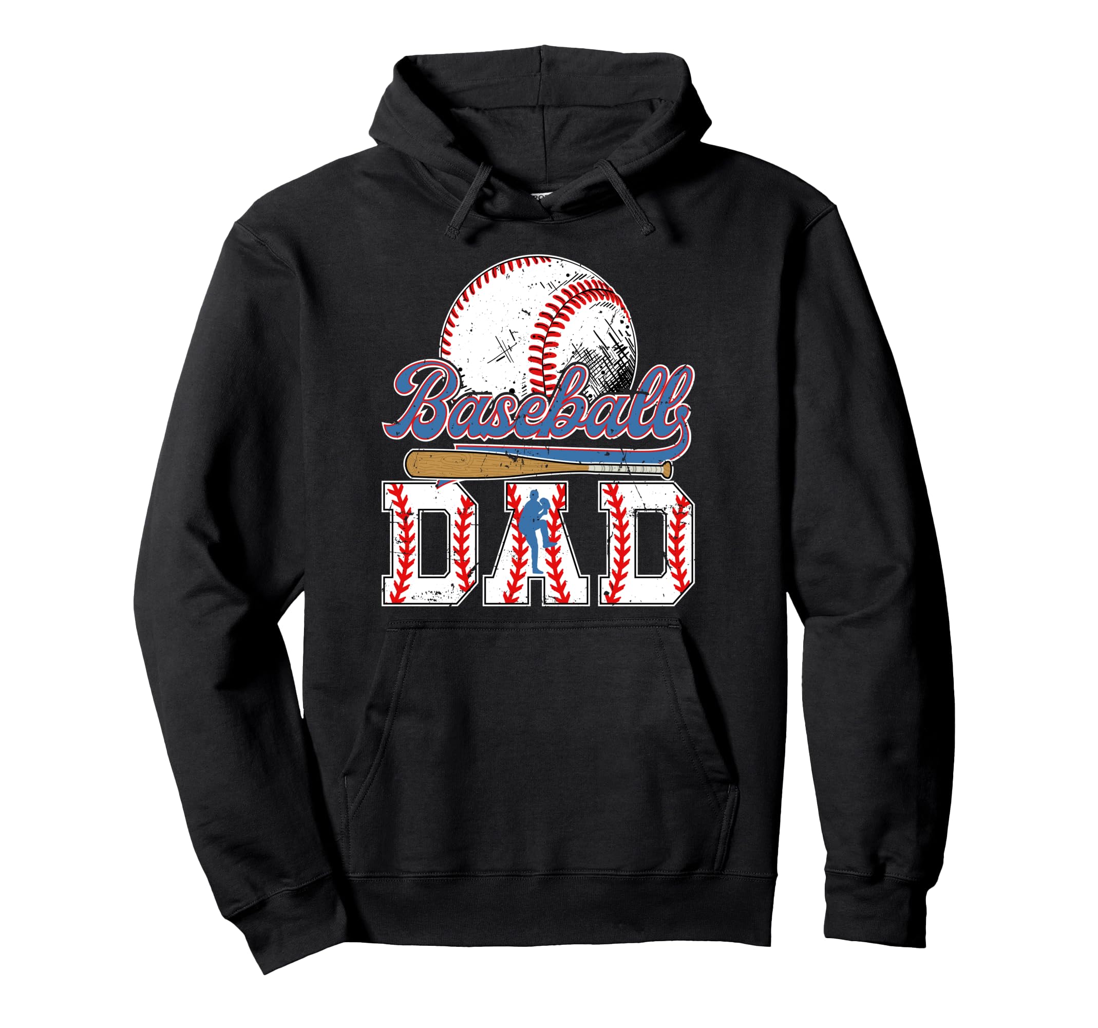Baseball Dad Baseball Player Dad Proud Hoodie - Trendy Graphic Men Women - T-Shirt, Sweatshirt, Hoodie