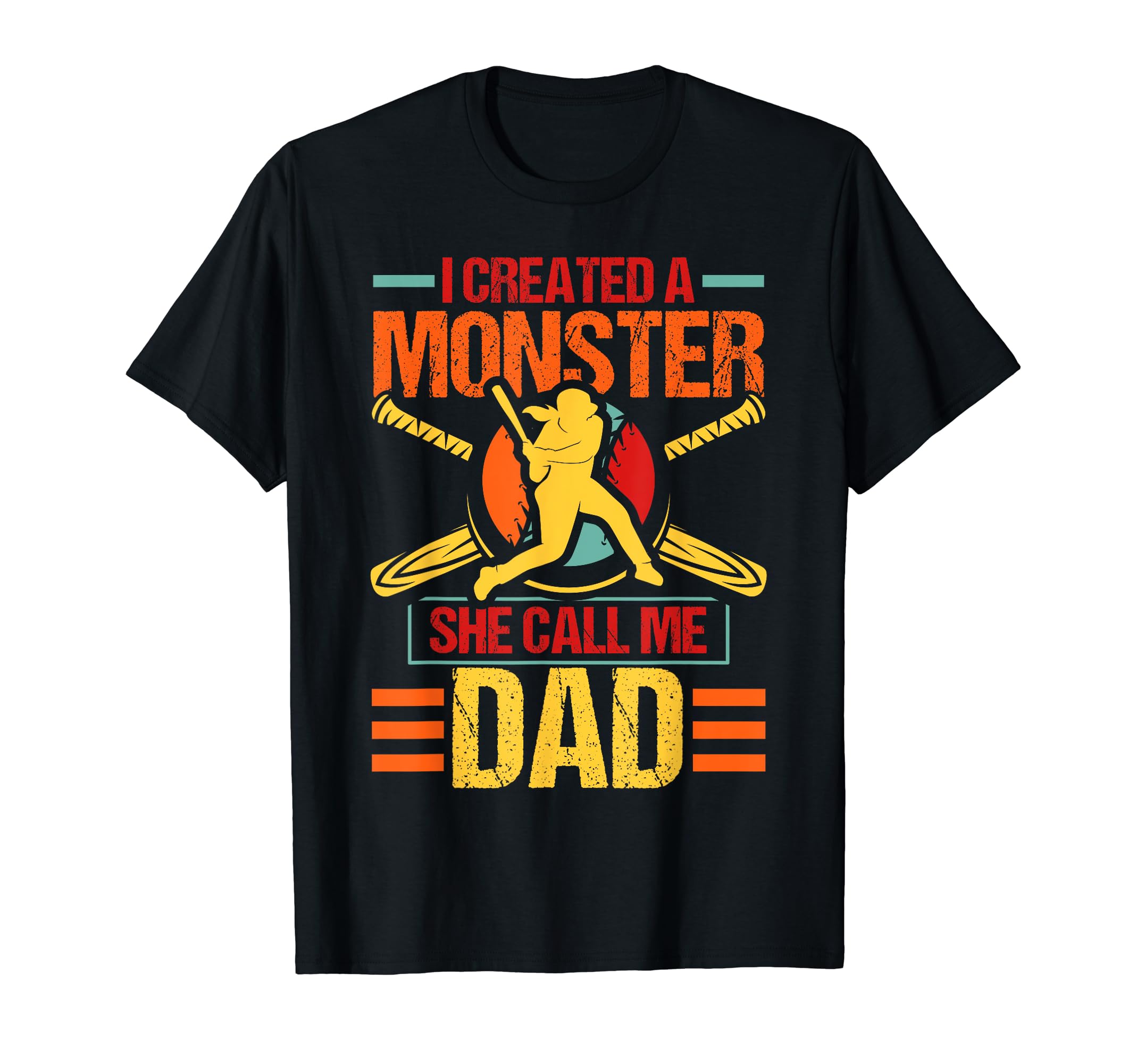 I Created Monster She Call Me Dad T-Shirt - Minimalist Print for Adults - T-Shirt, Sweatshirt, Hoodie