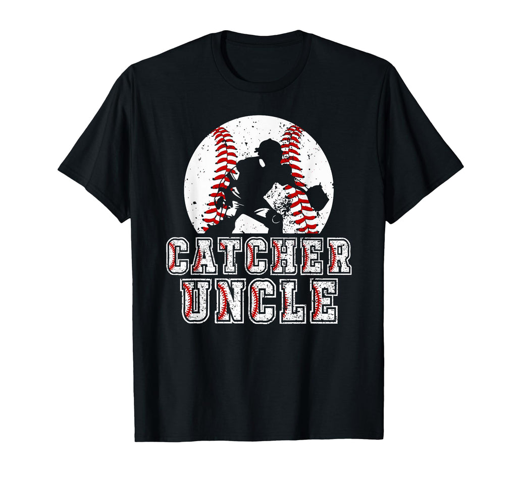 Baseball Catcher Uncle Baseball T-Shirt - Casual Everyday Wear for Adults - T-Shirt, Sweatshirt, Hoodie