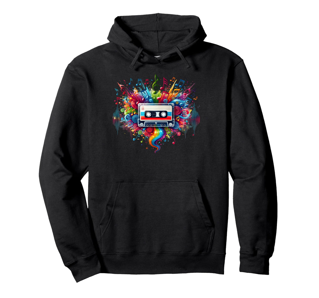 Cassette Hip Hop Music Party Cassette Hoodie - Aesthetic Graphic Unisex - T-Shirt, Sweatshirt, Hoodie