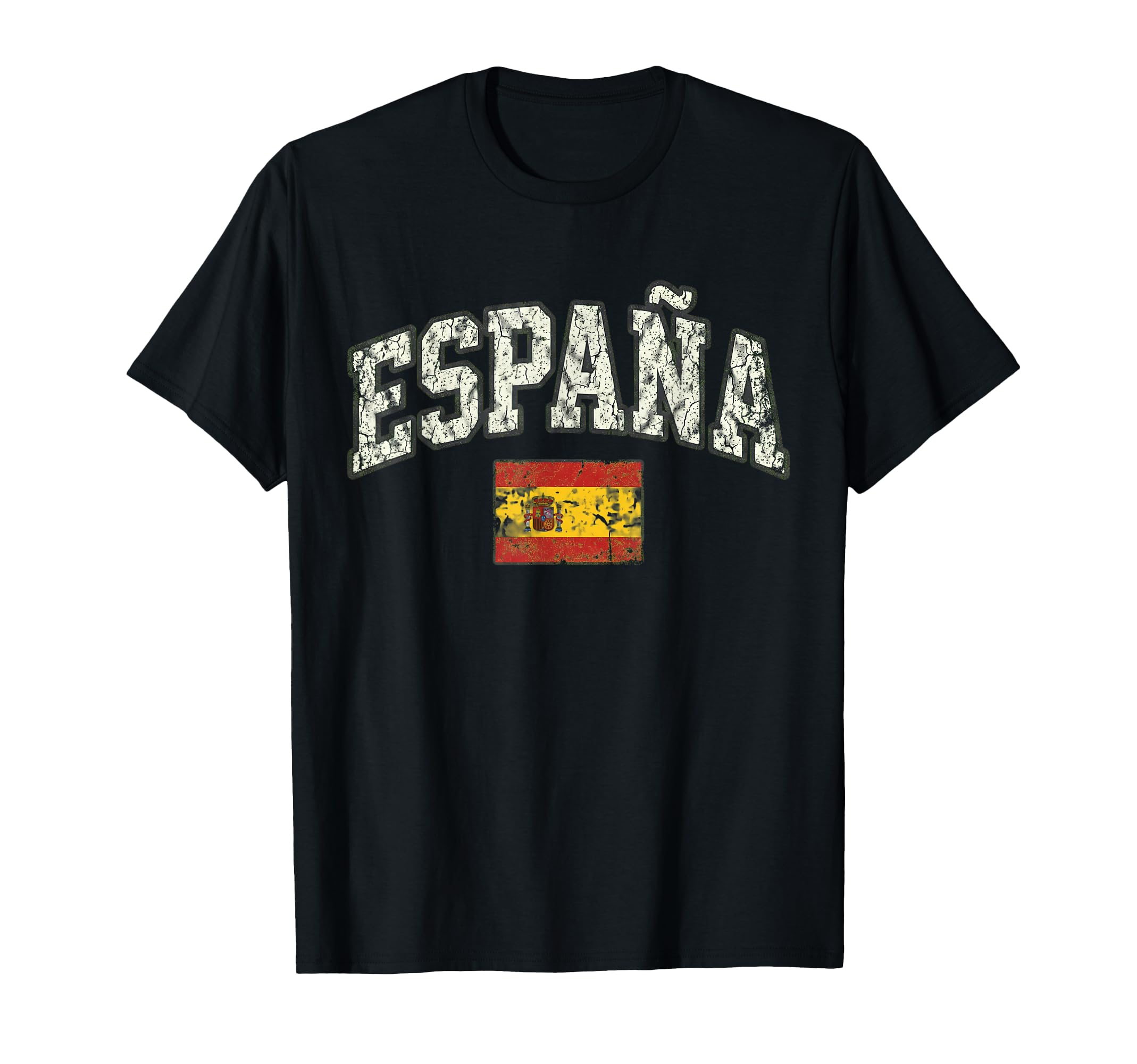 Distressed Espana Spanish Flag T-Shirt - Aesthetic Graphic Unisex - T-Shirt, Sweatshirt, Hoodie