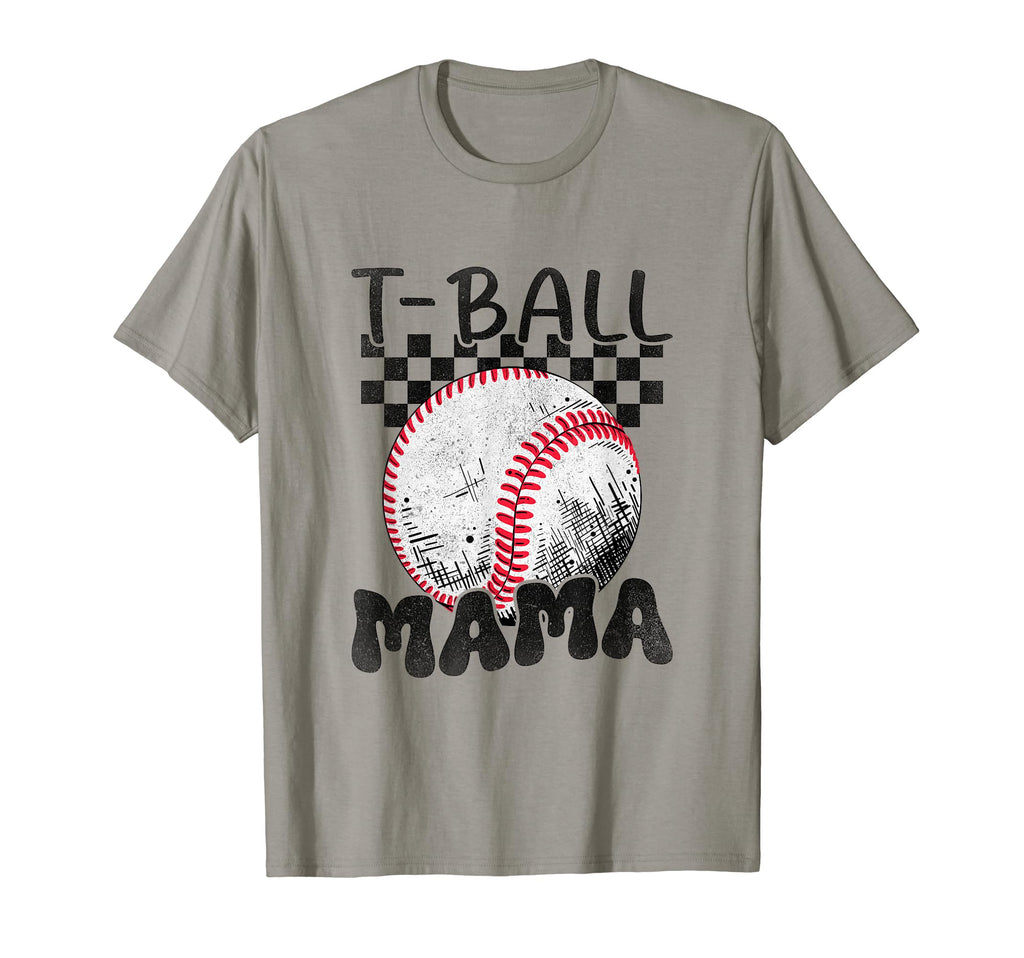 Funny T Ball Mom Softball Ball Mama T-Shirt - Aesthetic Graphic Unisex - T-Shirt, Sweatshirt, Hoodie