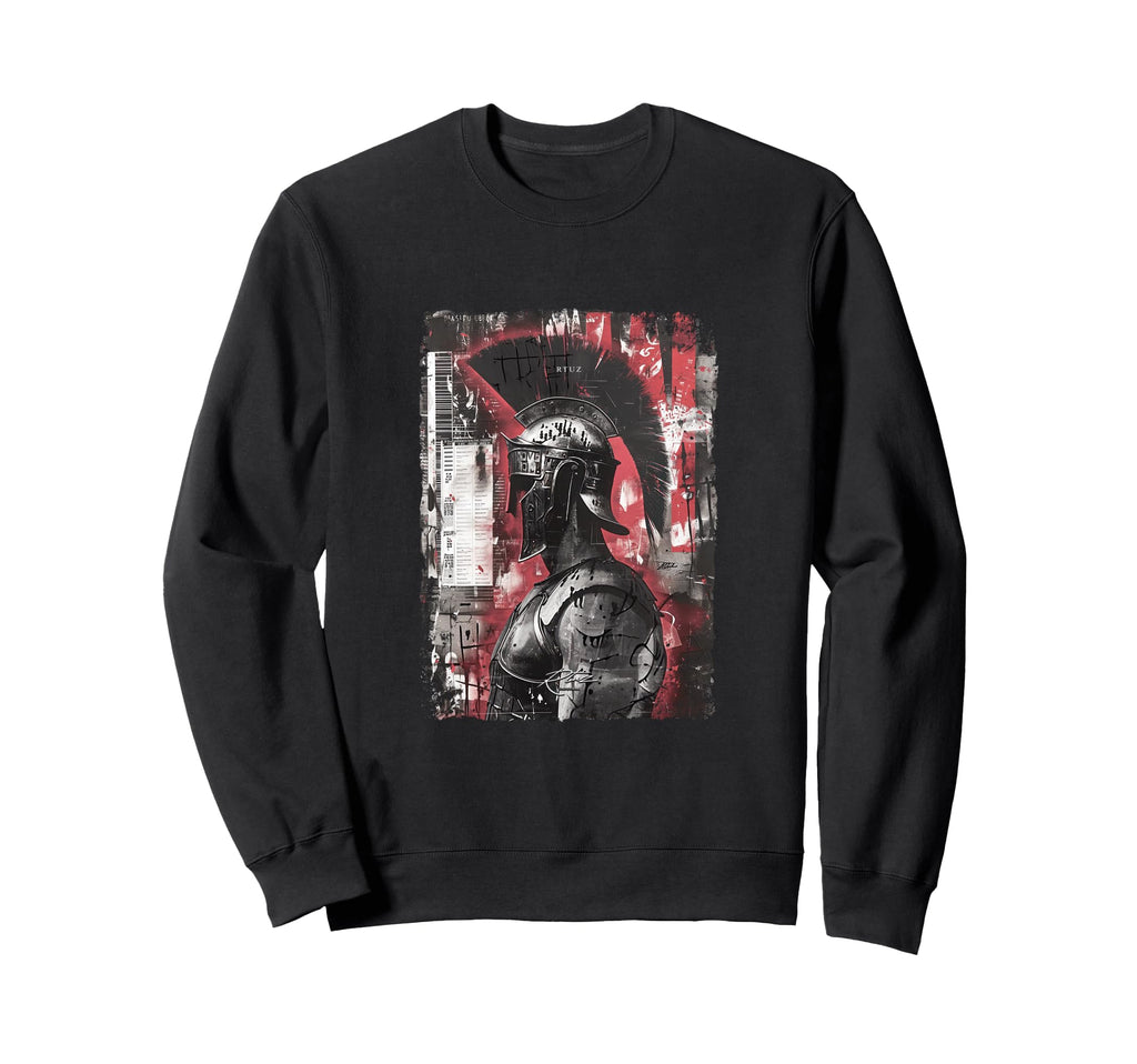 Spartan Helmet Warrior Aesthetic Y2K Sweatshirt - Novelty Apparel Unisex - T-Shirt, Sweatshirt, Hoodie