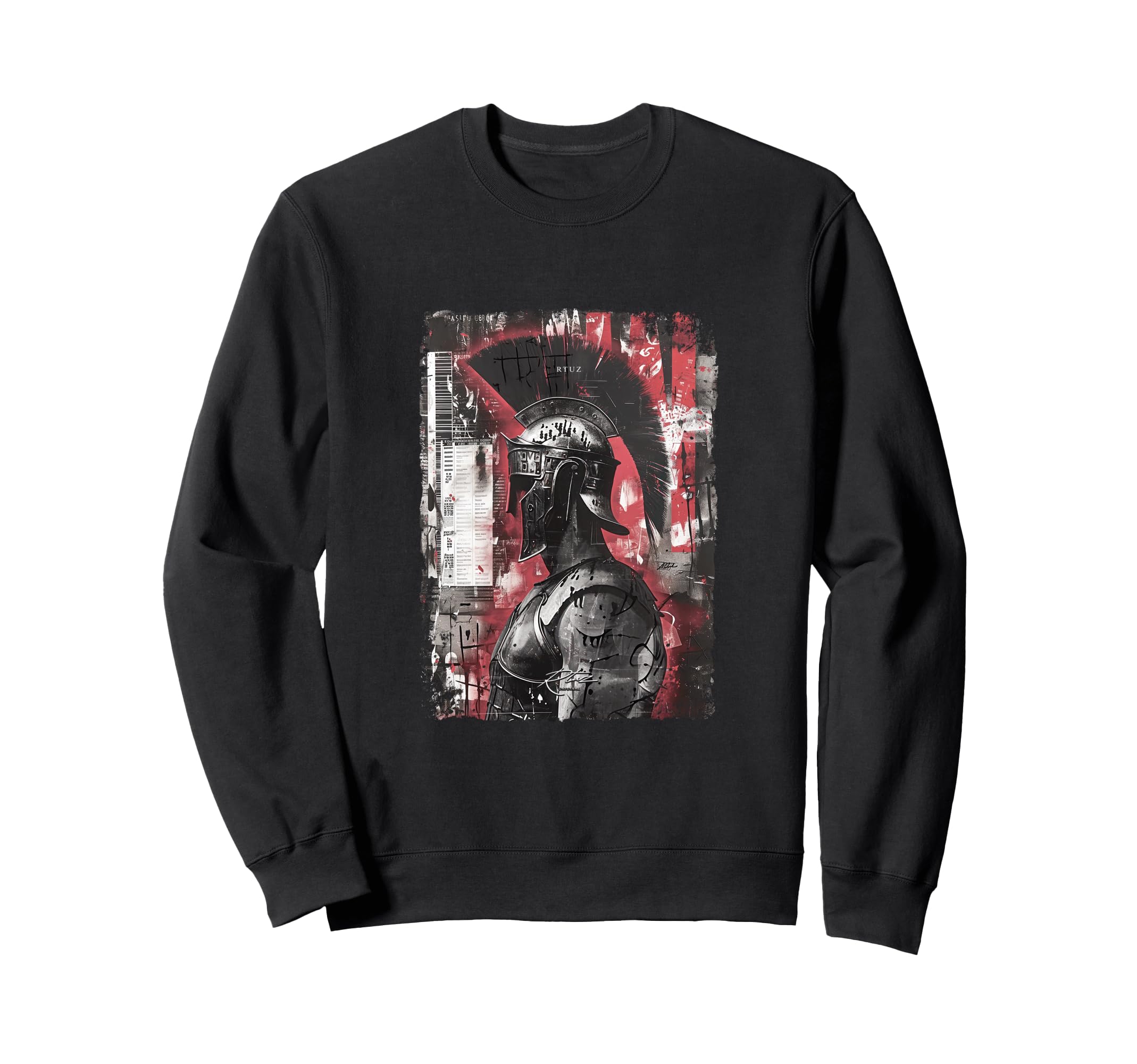 Spartan Helmet Warrior Aesthetic Y2K Sweatshirt - Novelty Apparel Unisex - T-Shirt, Sweatshirt, Hoodie