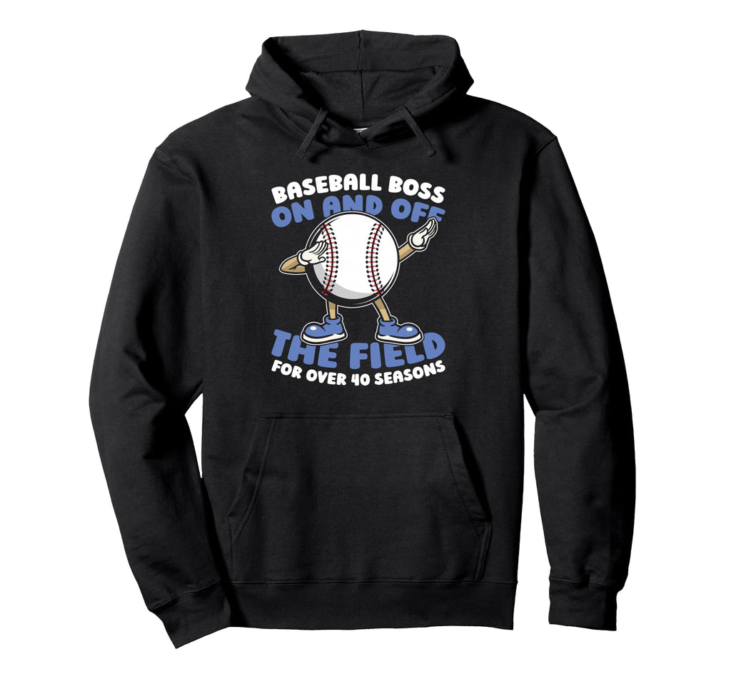 40Th Birthday Baseballer Team Sport Hoodie - Streetwear Style for Adults - T-Shirt, Sweatshirt, Hoodie