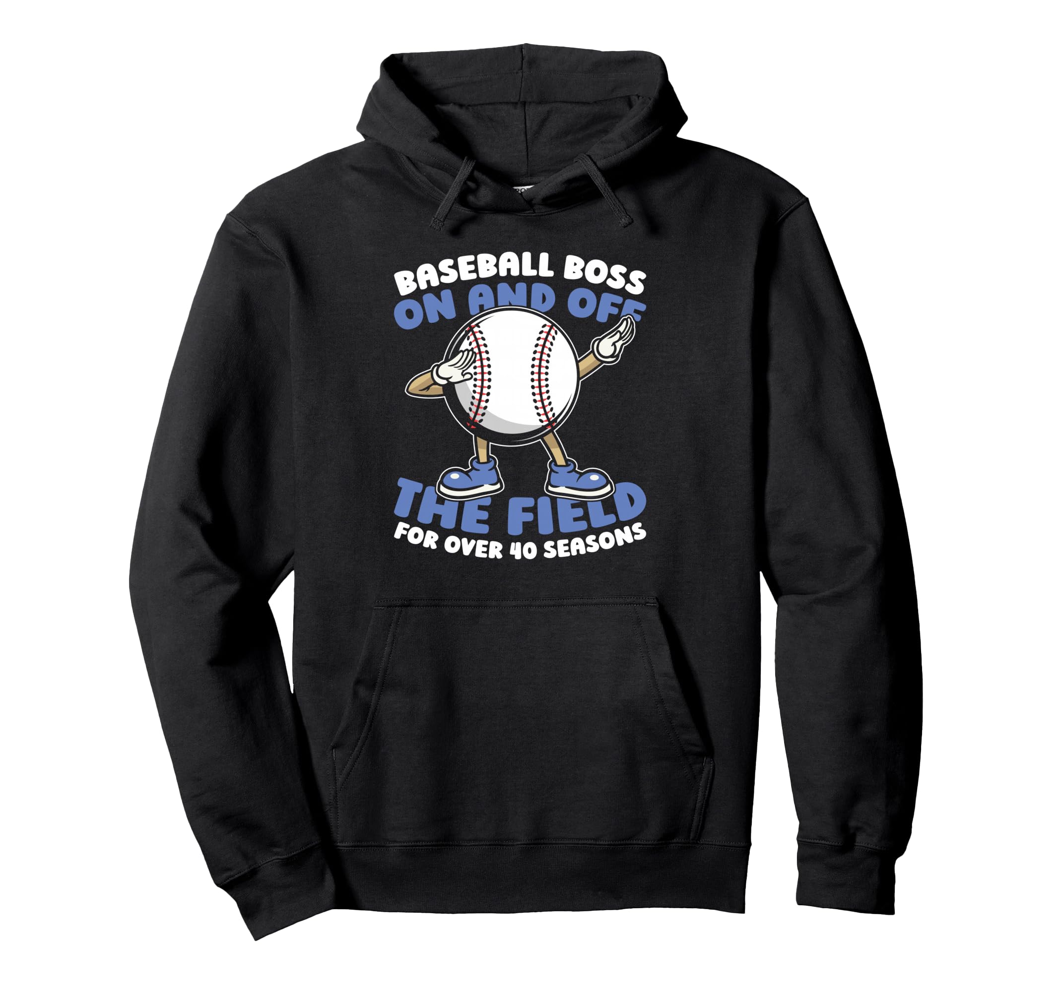 40Th Birthday Baseballer Team Sport Hoodie - Streetwear Style for Adults - T-Shirt, Sweatshirt, Hoodie