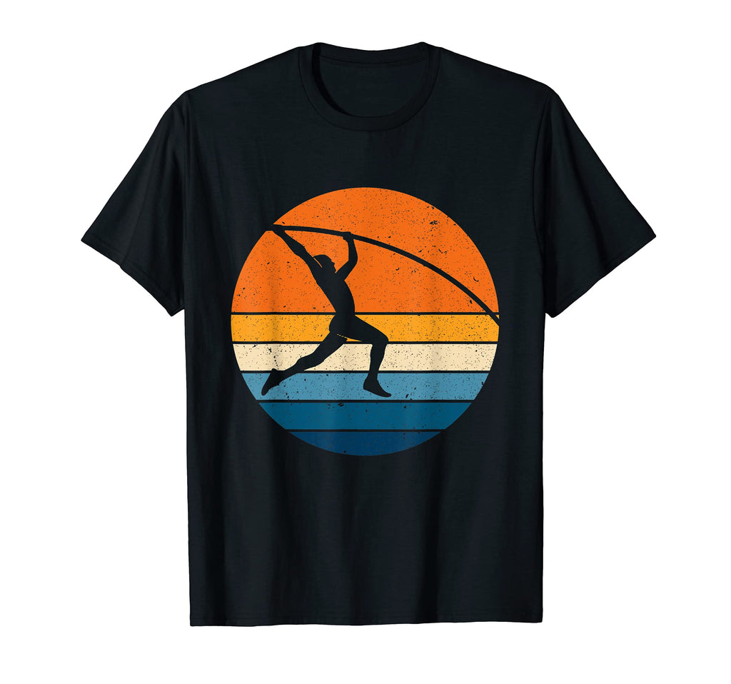 Athletics Sports Sunset Pole Vault T-Shirt - Unique Graphic Men Women - T-Shirt, Sweatshirt, Hoodie