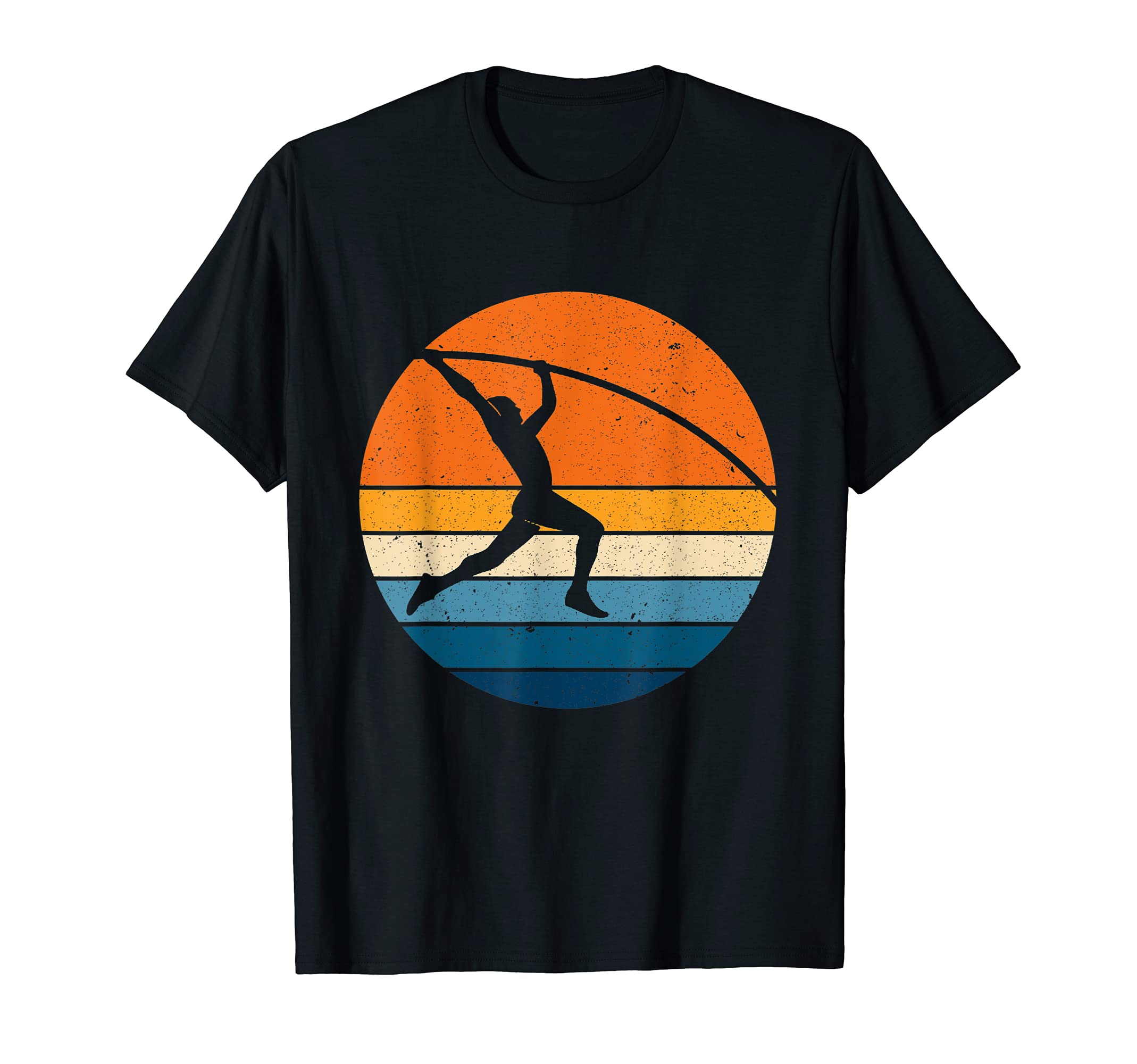Athletics Sports Sunset Pole Vault T-Shirt - Unique Graphic Men Women - T-Shirt, Sweatshirt, Hoodie