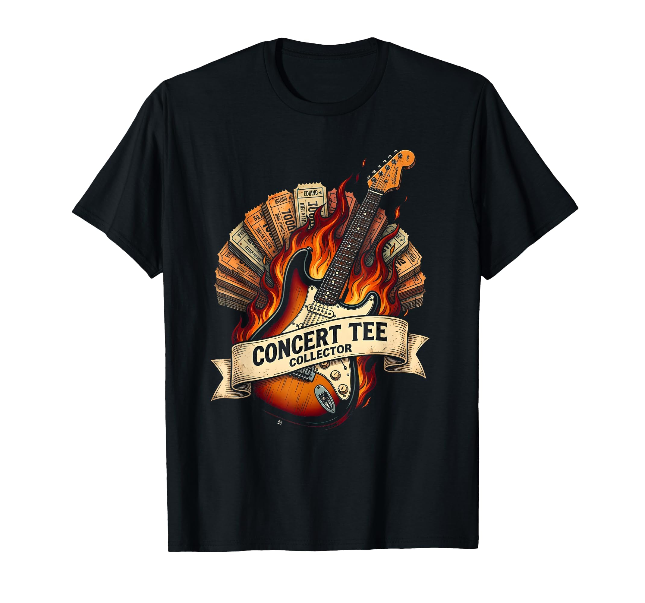 Concert Collector Rock Band T-Shirt - Fun Novelty Design Unisex - T-Shirt, Sweatshirt, Hoodie