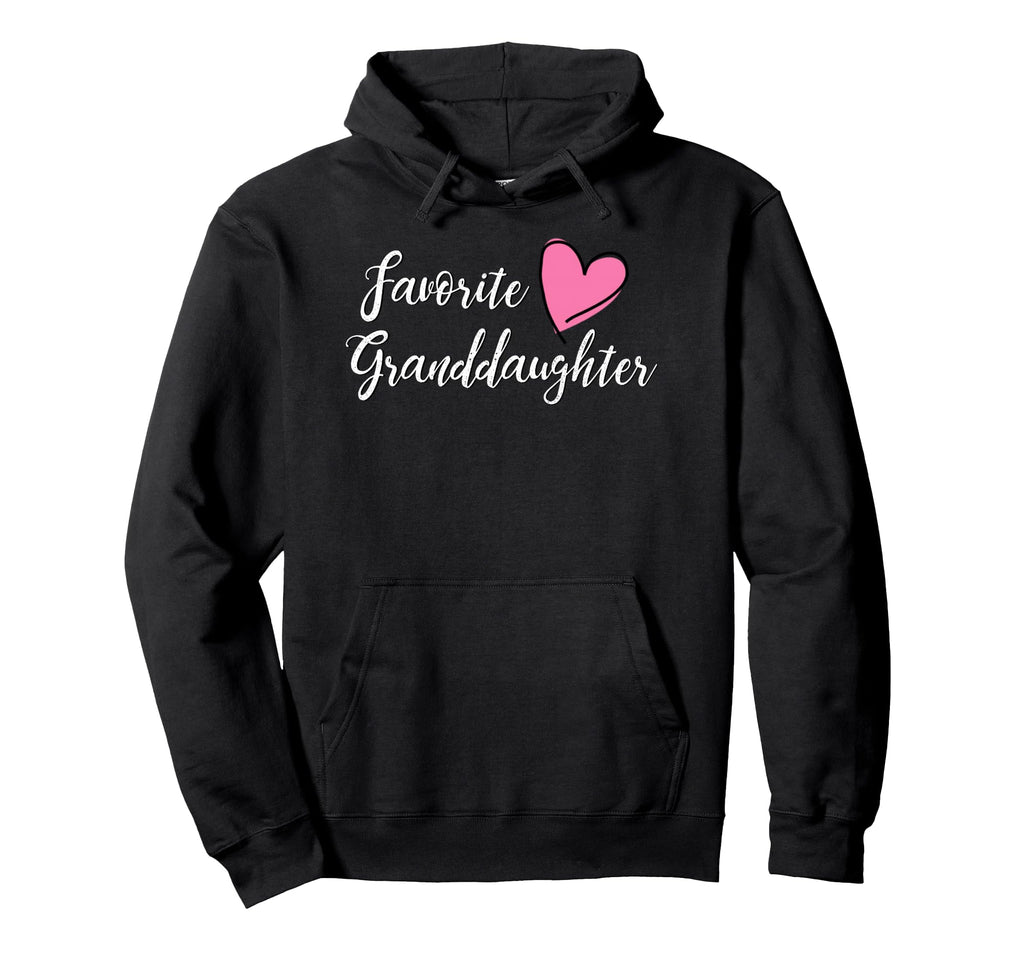 Favorite Granddaughter Heart Distressed Hoodie - Streetwear Style Unisex - T-Shirt, Sweatshirt, Hoodie