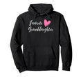 Favorite Granddaughter Heart Distressed Hoodie - Streetwear Style Unisex - T-Shirt, Sweatshirt, Hoodie