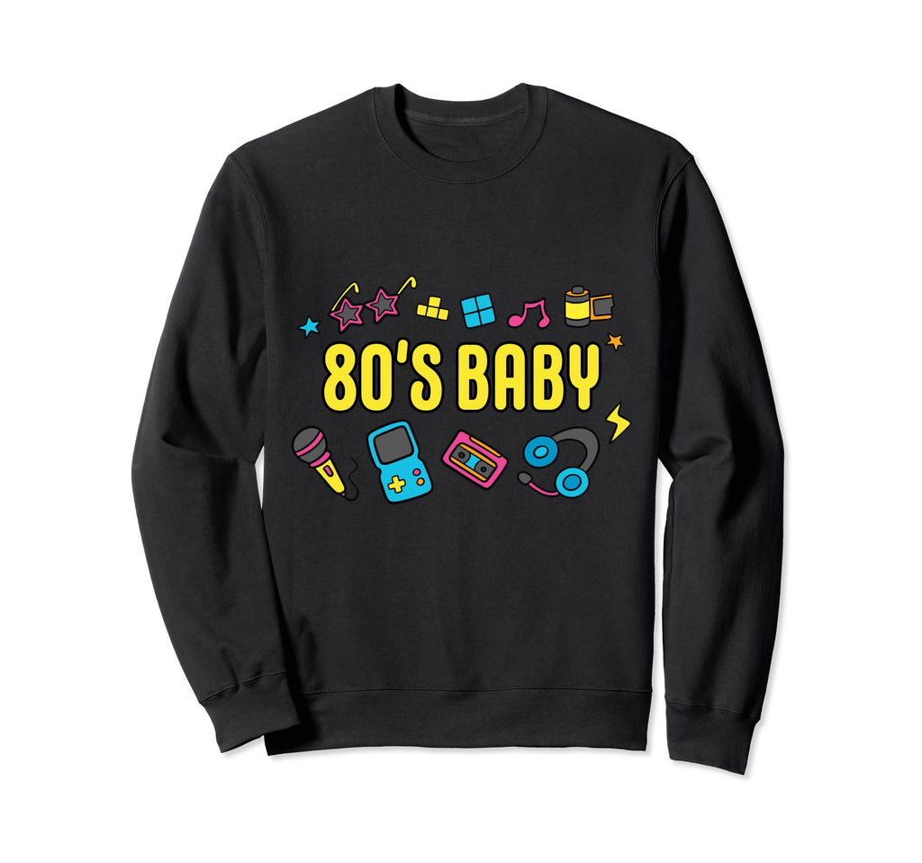80S Cassette Tapes Video Game Sweatshirt - Trendy Graphic Men Women - T-Shirt, Sweatshirt, Hoodie