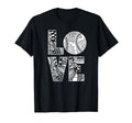 Baseball Softball Baseball Mom Love T-Shirt - Minimalist Print for Adults - T-Shirt, Sweatshirt, Hoodie
